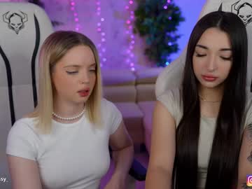 couple Sexy Teen Cam Girls Inserting Dildoes In Their Wet Pussy with kira0541